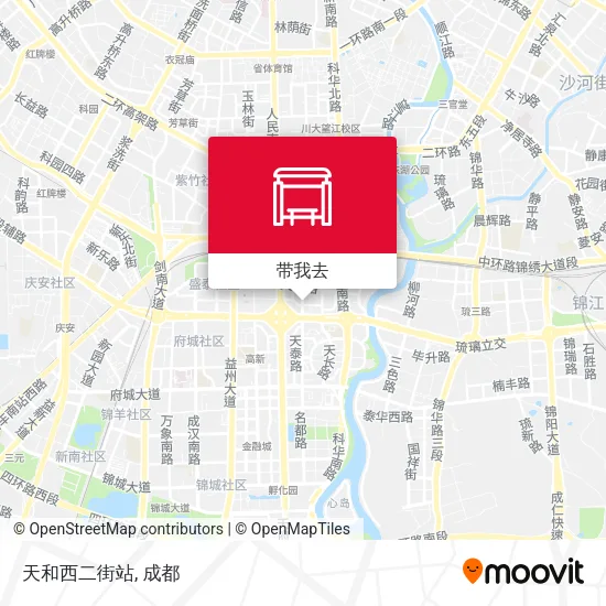 天和西二街站地图