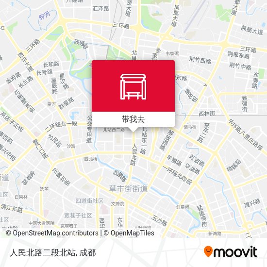 人民北路二段北站地图