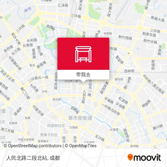 人民北路二段北站地图