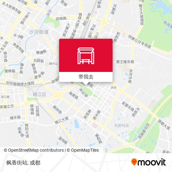 枫香街站地图