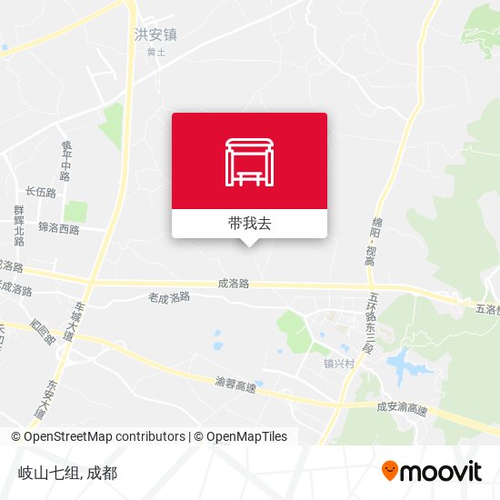 岐山七组地图