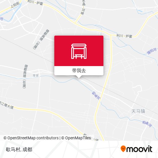 歇马村地图