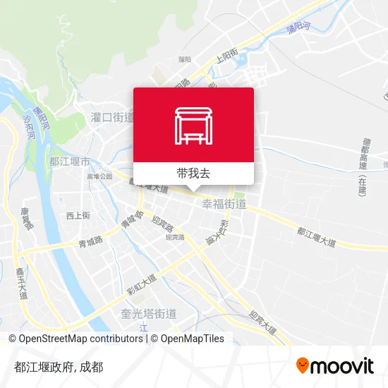 都江堰政府地图