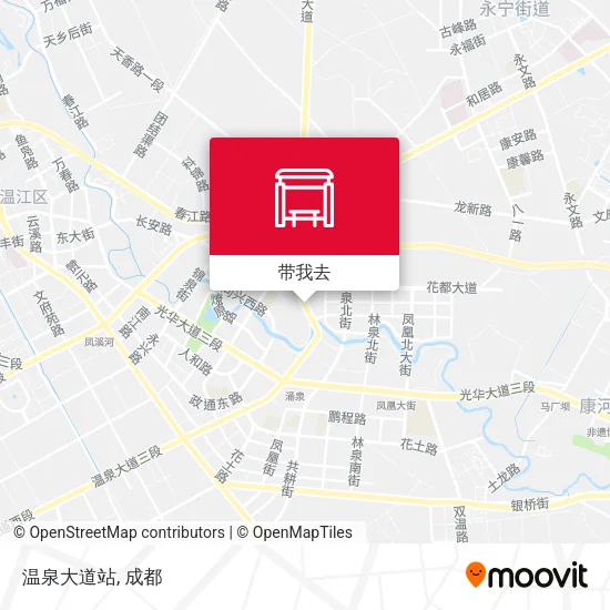 温泉大道站地图