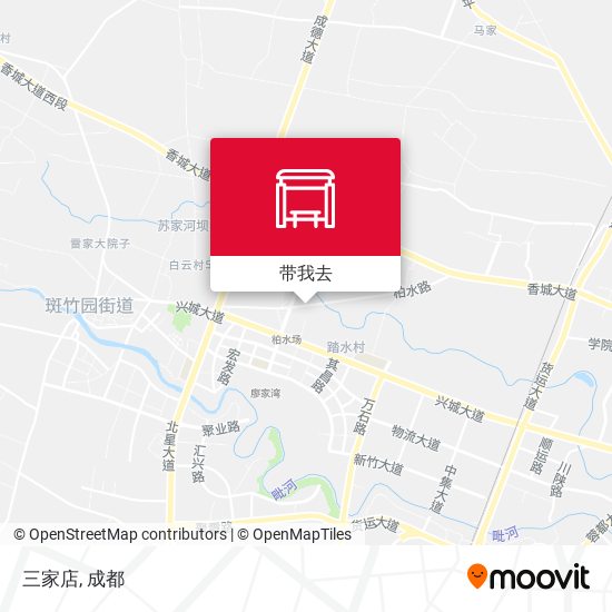三家店地图