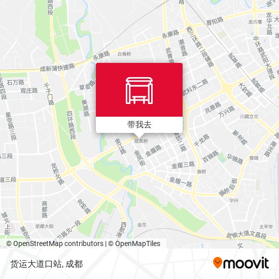 货运大道口站地图