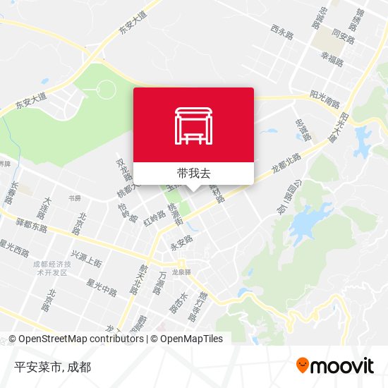 平安菜市地图