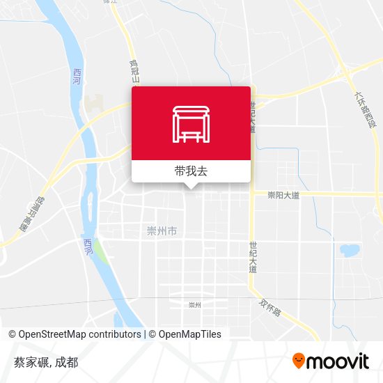 蔡家碾地图