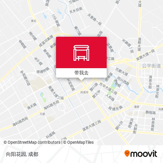 向阳花园地图