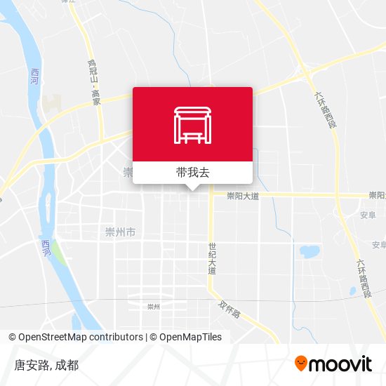 唐安路地图