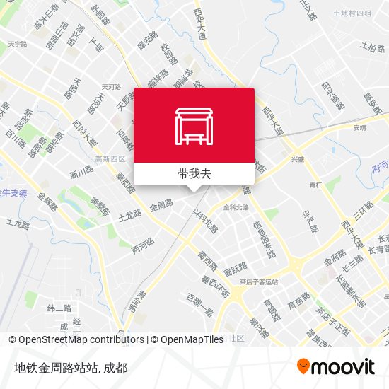 地铁金周路站站地图