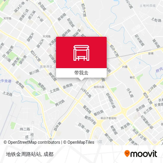 地铁金周路站站地图