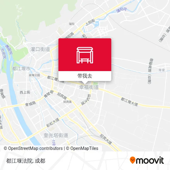 都江堰法院地图