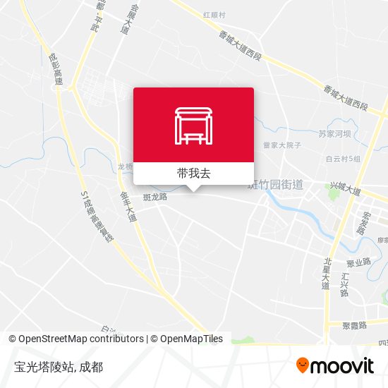宝光塔陵站地图