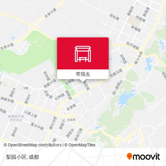 梨园小区地图