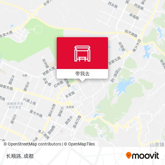 长顺路地图