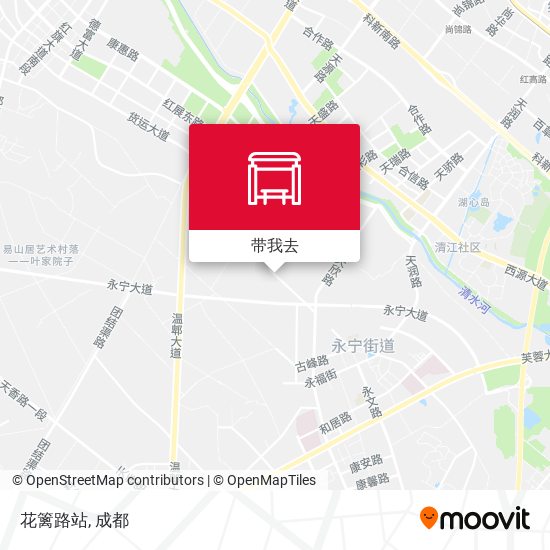 花篱路站地图