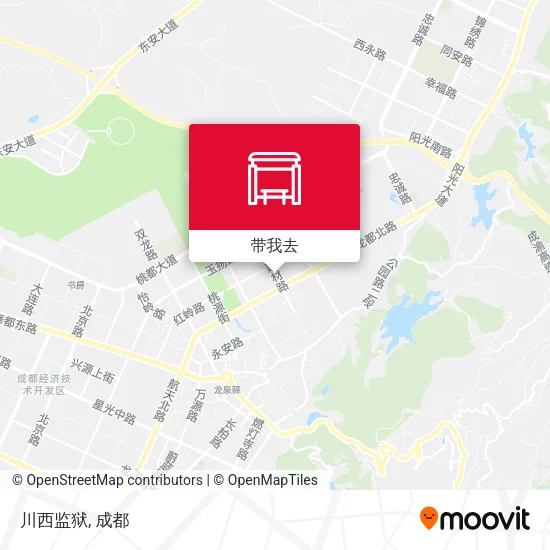川西监狱地图