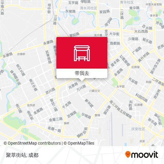 聚萃街站地图
