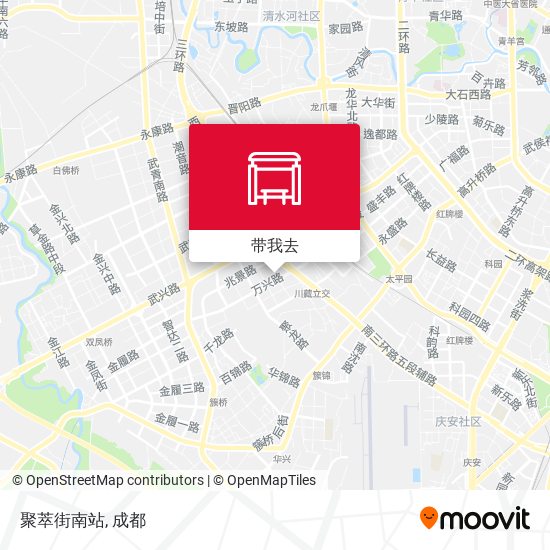 聚萃街南站地图