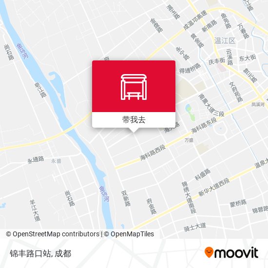 锦丰路口站地图