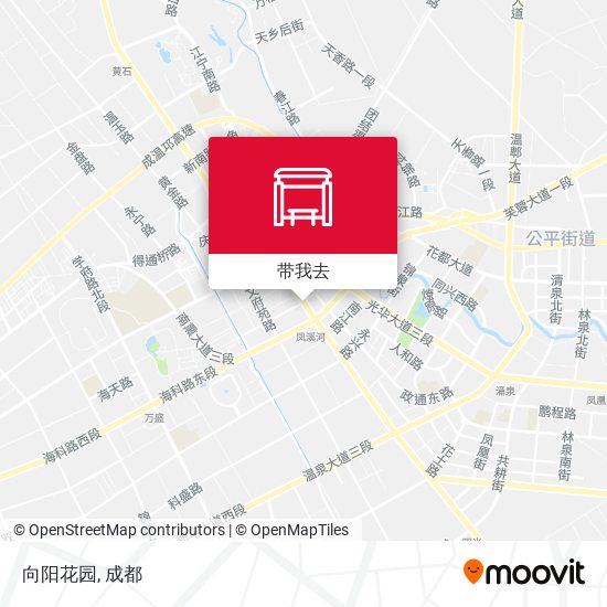 向阳花园地图