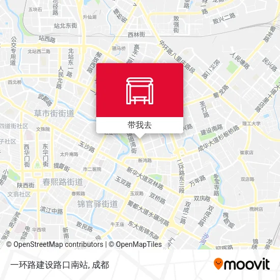 一环路建设路口南站地图