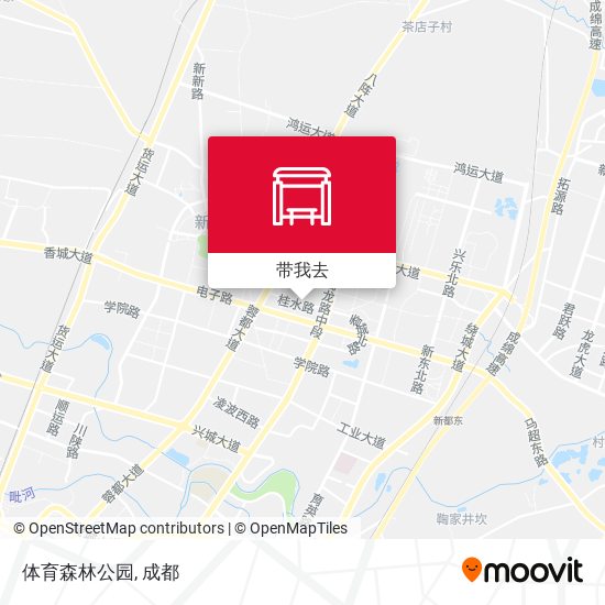 体育森林公园地图