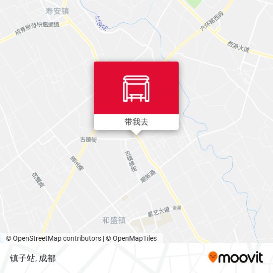 镇子站地图