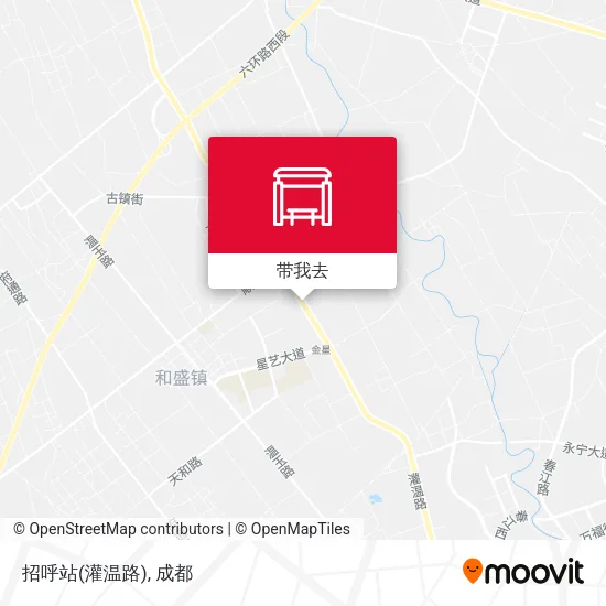 招呼站(灌温路)地图