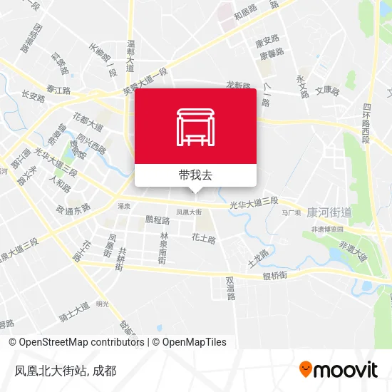 凤凰北大街站地图