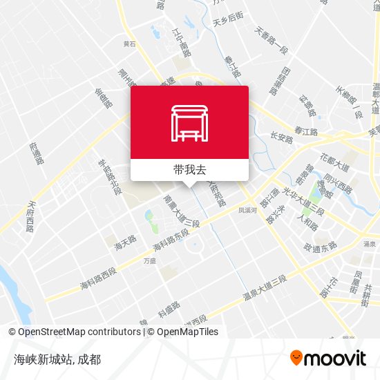 海峡新城站地图