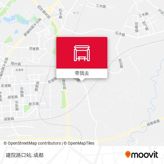 建院路口站地图