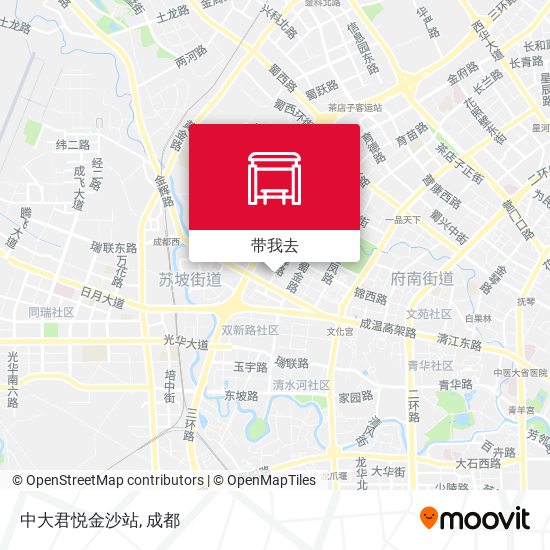 中大君悦金沙站地图