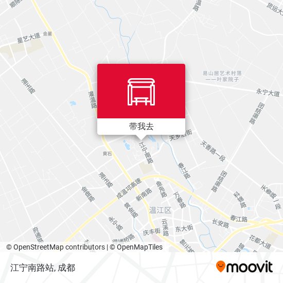 江宁南路站地图