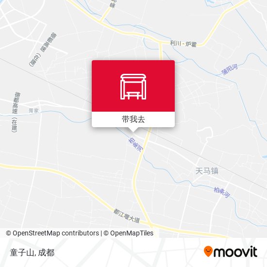 童子山地图