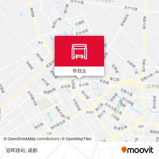 迎晖路站地图