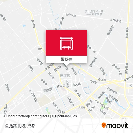 鱼凫路北段地图