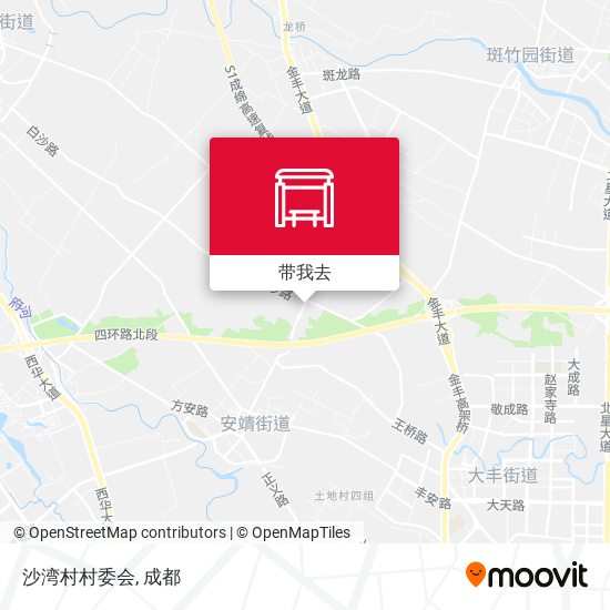 沙湾村村委会地图