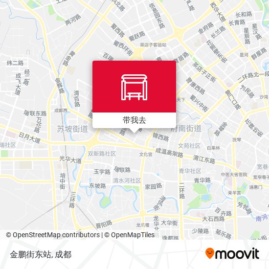 金鹏街东站地图