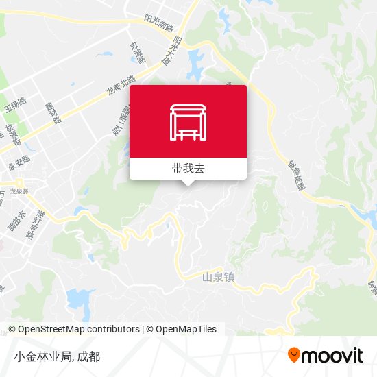 小金林业局地图