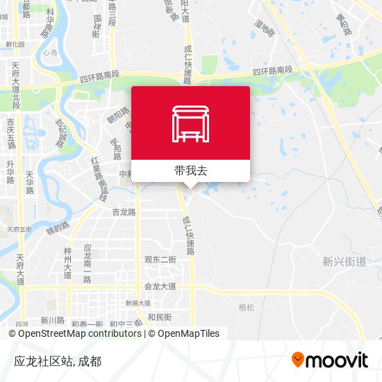 应龙社区站地图