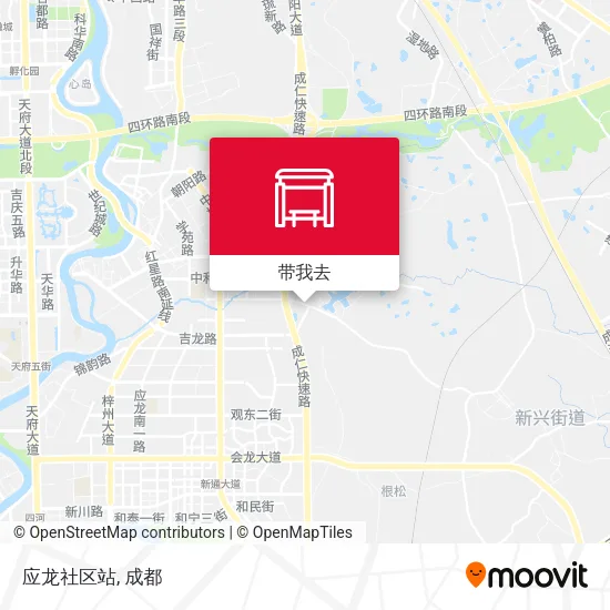 应龙社区站地图