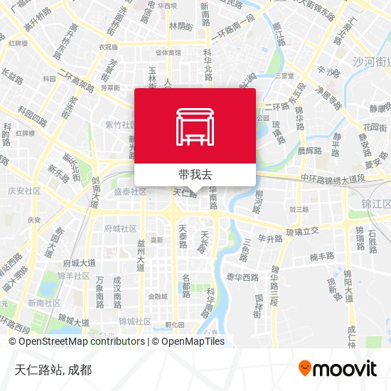 天仁路站地图