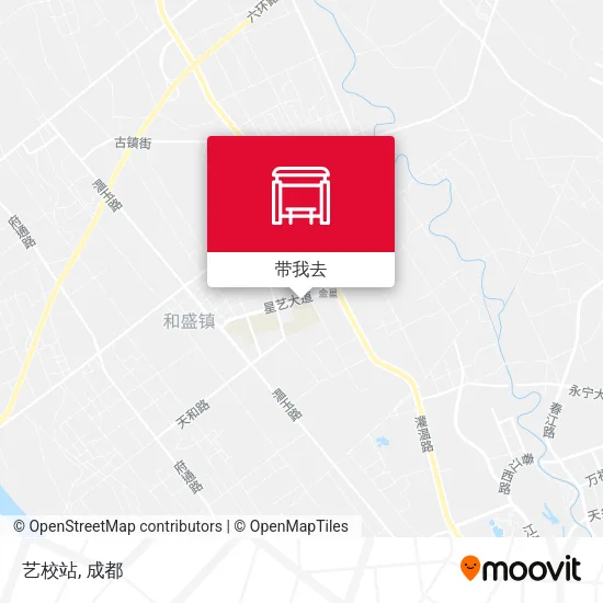 艺校站地图