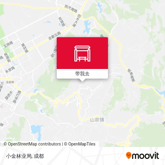 小金林业局地图