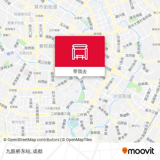 九眼桥东站地图