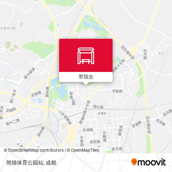 熊猫体育公园站地图