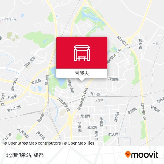 北湖印象站地图