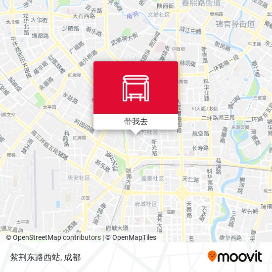 紫荆东路西站地图
